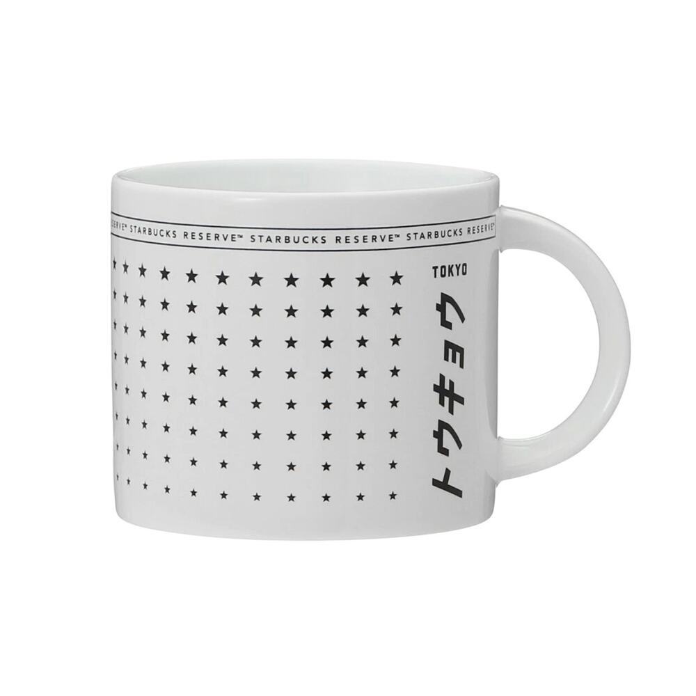Starbucks Reserve Roastery Tokyo Japan Limited 2024 Star Mug White Japanese 12oz